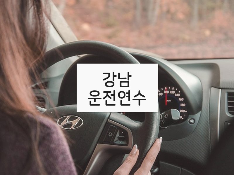 강남운전연수 후기