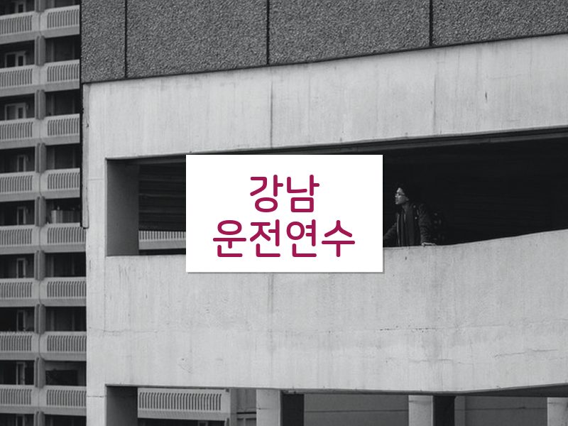 강남운전연수 후기