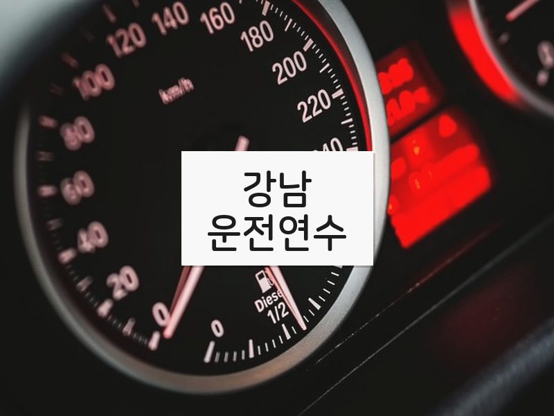 강남운전연수 후기
