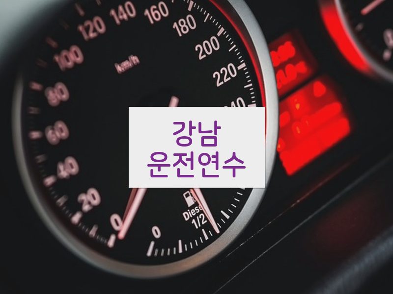 강남운전연수 후기