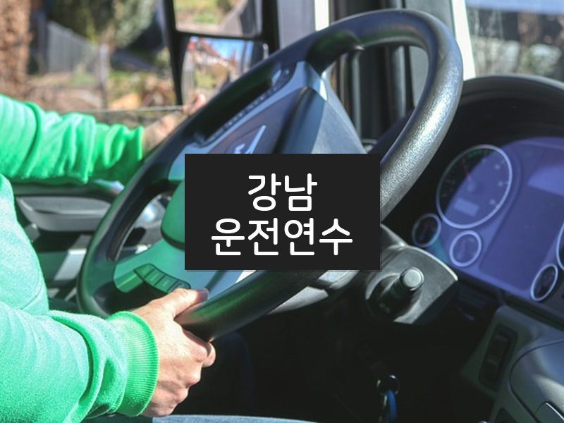 강남운전연수 후기