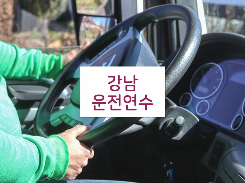 강남운전연수 후기