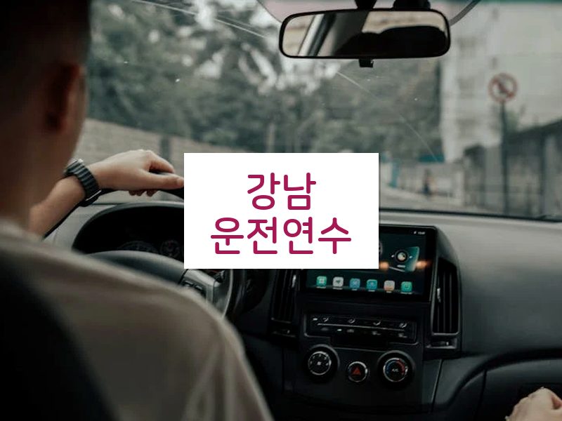 강남운전연수 후기