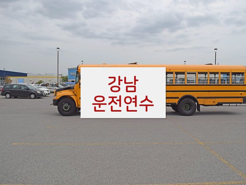 강남운전연수 후기