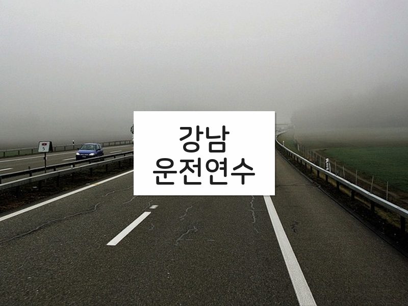 강남운전연수 후기