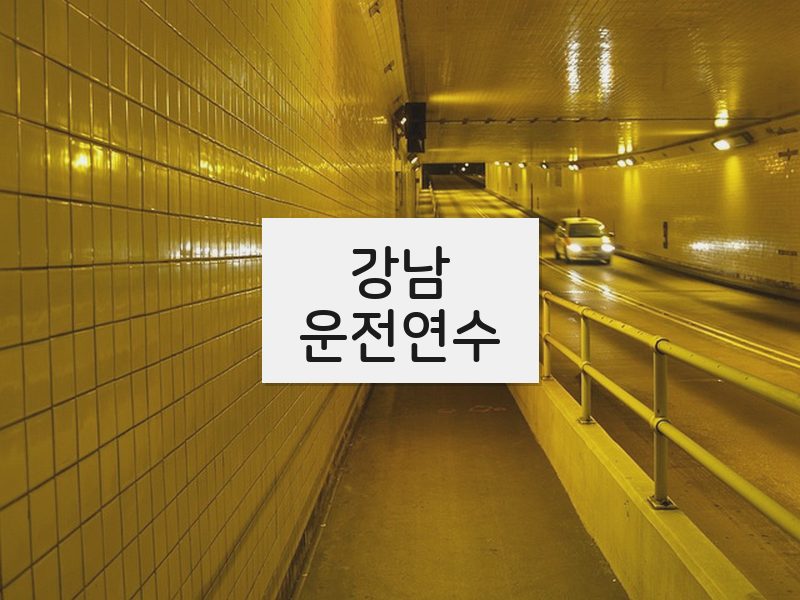 강남운전연수 후기