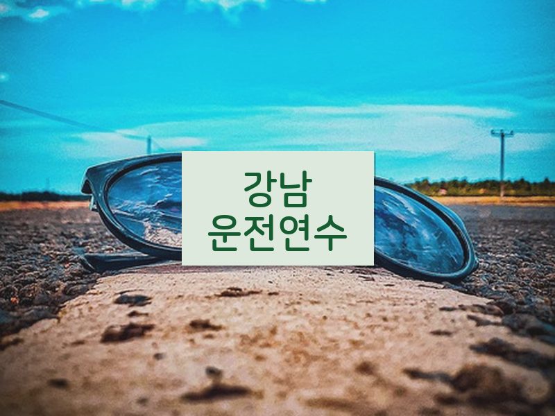 강남운전연수 후기