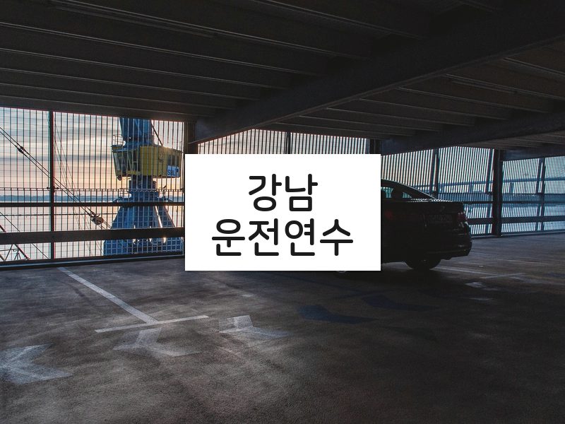 강남운전연수 후기