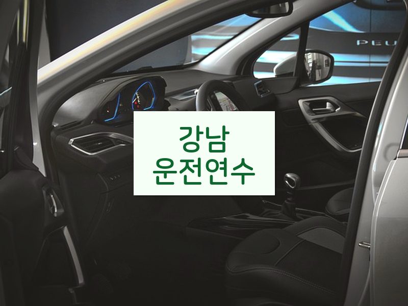 강남운전연수 후기