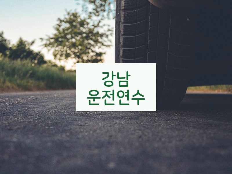 강남운전연수 후기