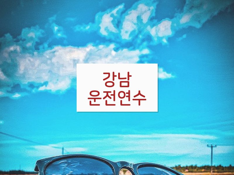 강남운전연수 후기