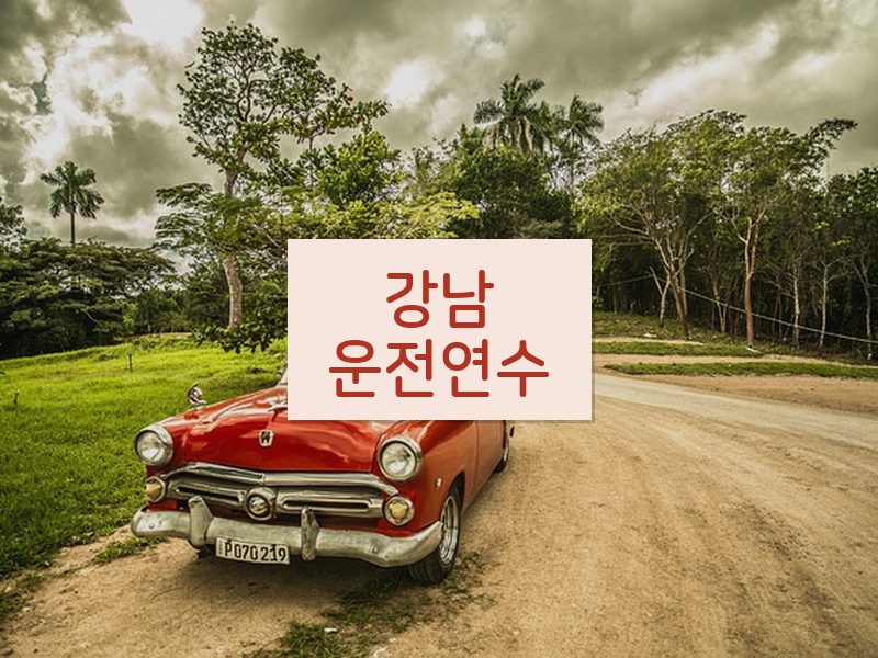 강남운전연수 후기