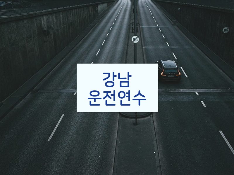 강남운전연수 후기
