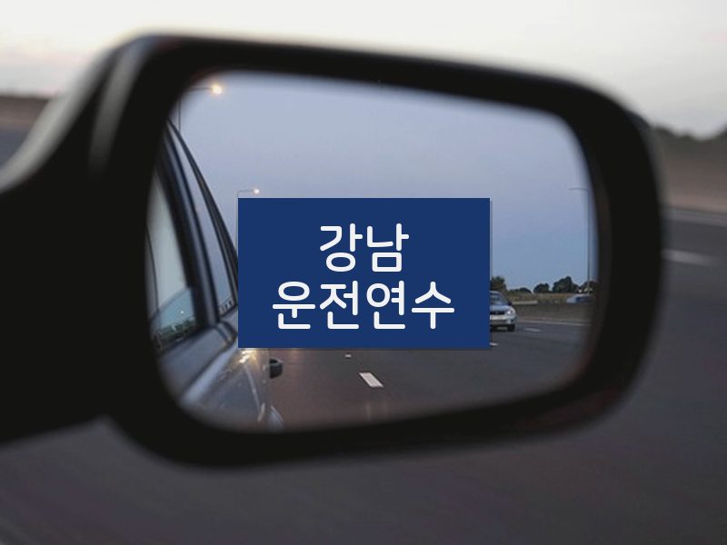 강남운전연수 후기