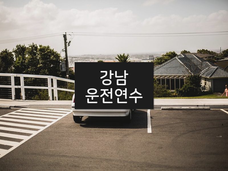 강남운전연수 후기
