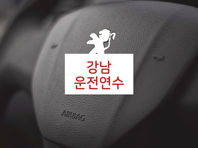 강남운전연수 후기