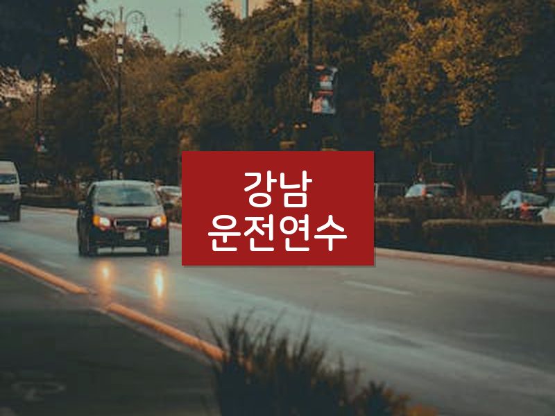 강남운전연수 후기