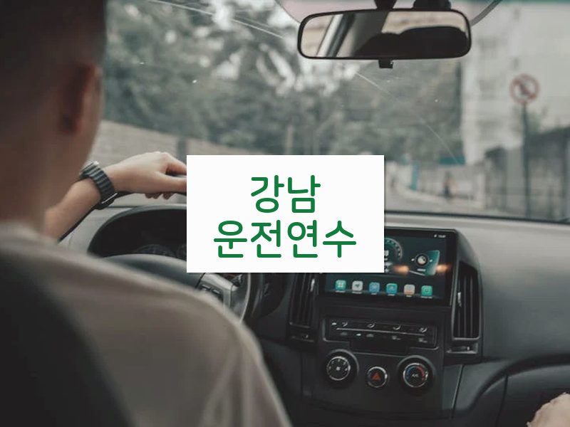 강남운전연수 후기