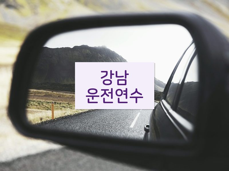 강남운전연수 후기
