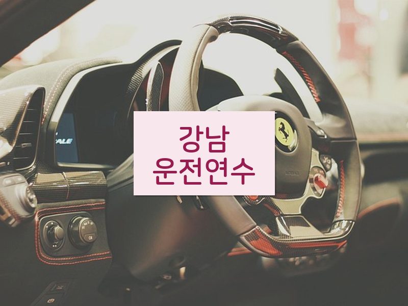 강남운전연수 후기