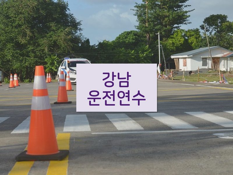 강남운전연수 후기