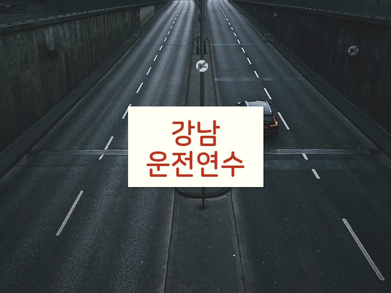 강남운전연수 후기
