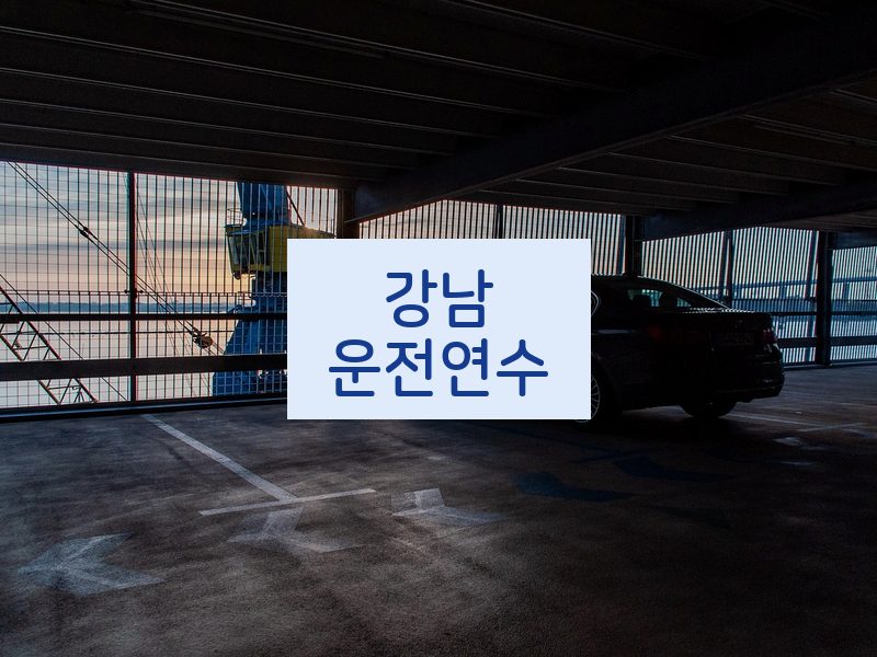 강남운전연수 후기