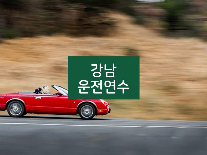 강남운전연수 후기