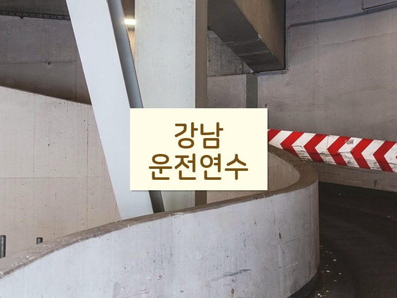 강남운전연수 후기