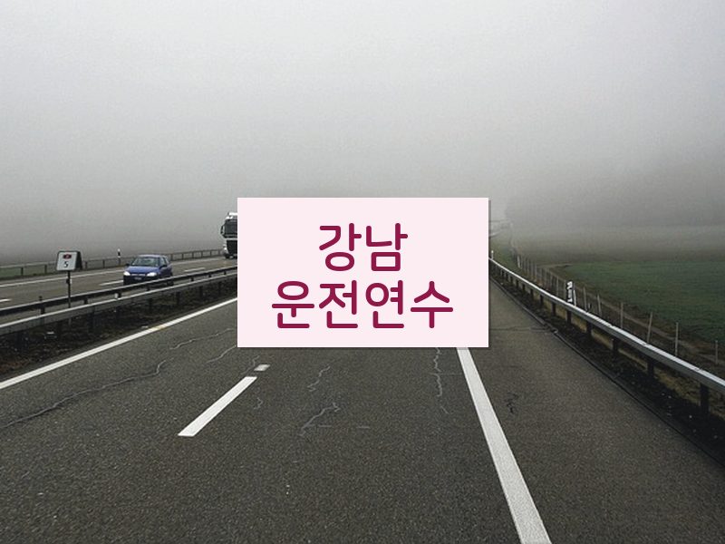 강남운전연수 후기