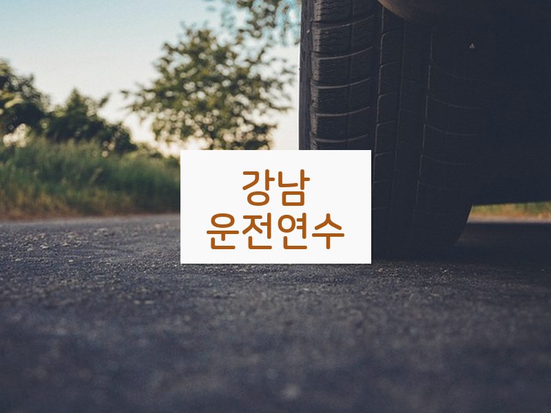 강남운전연수 후기
