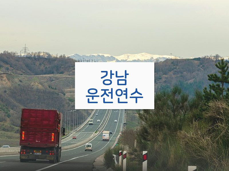 강남운전연수 후기