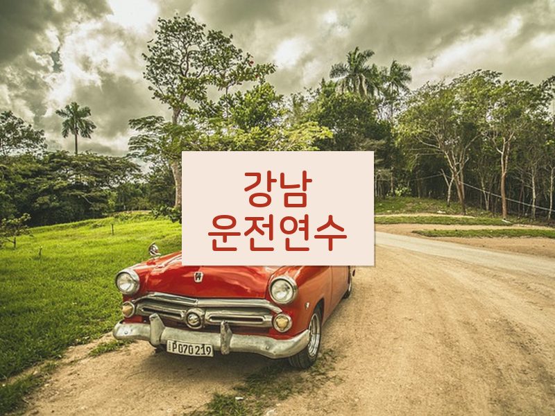 강남운전연수 후기