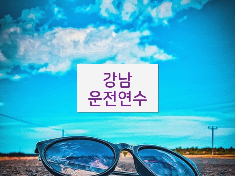 강남운전연수 후기