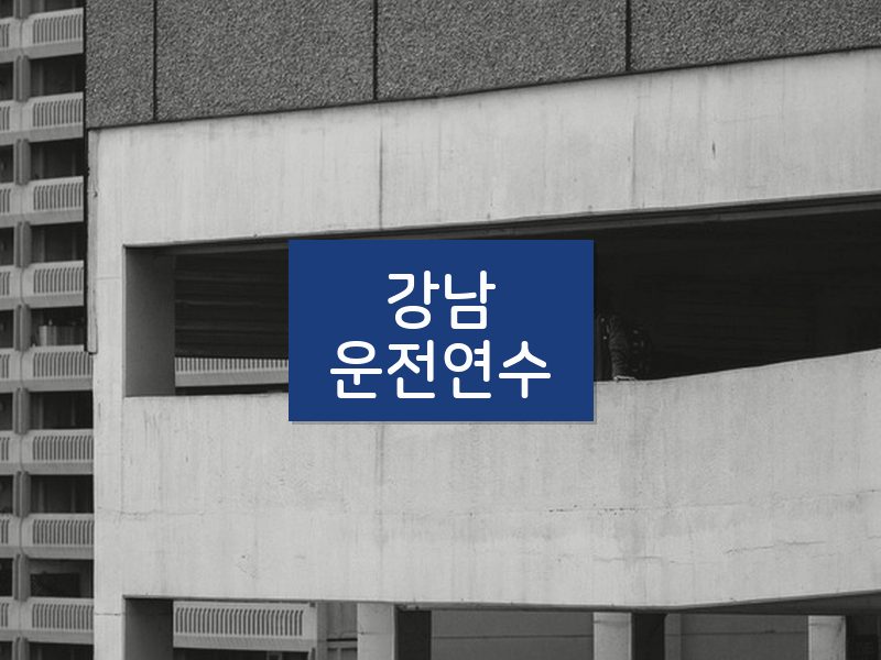 강남운전연수 후기