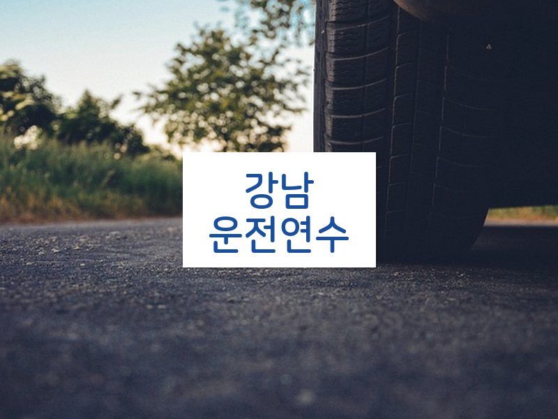 강남운전연수 후기