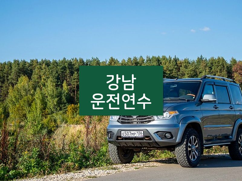 강남운전연수 후기