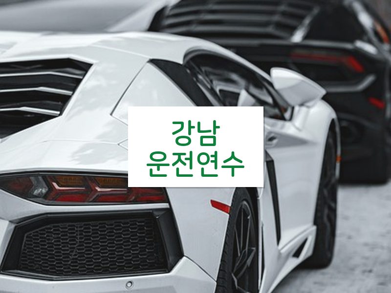 강남운전연수 후기