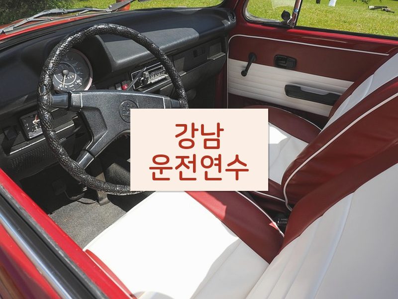 강남운전연수 후기