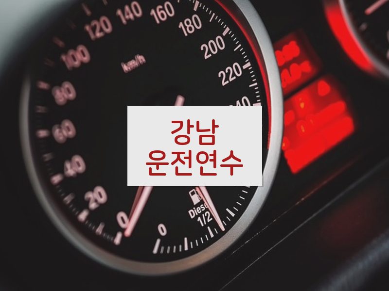 강남운전연수 후기