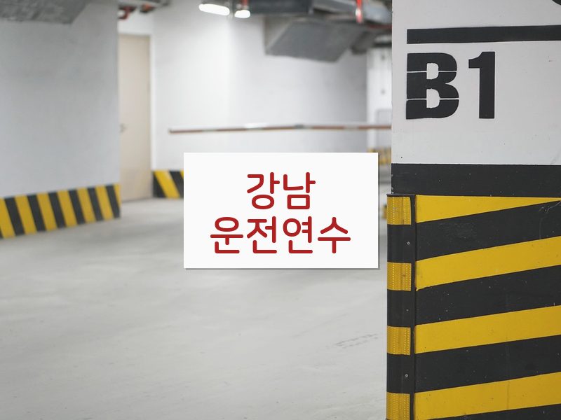 강남운전연수 후기