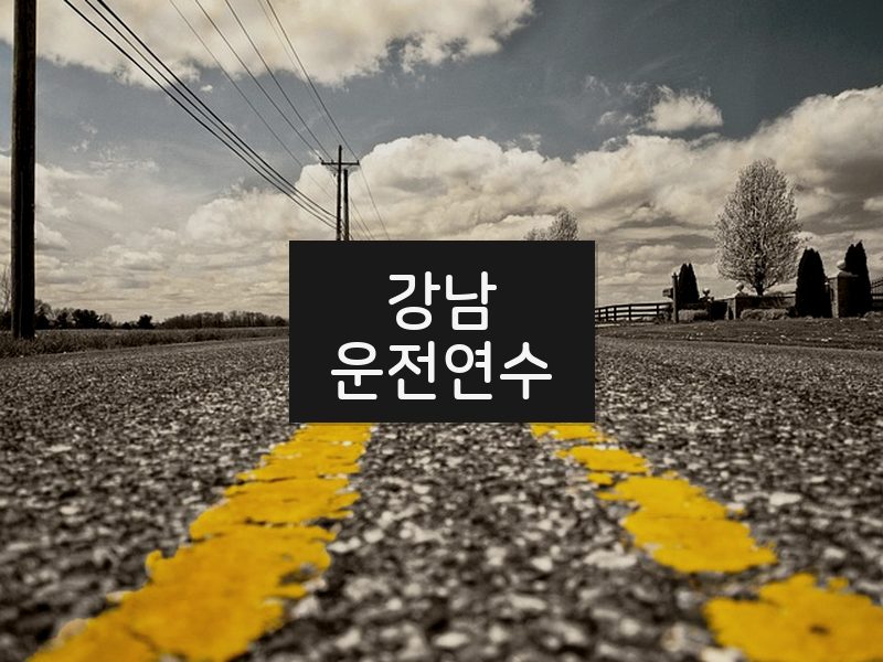강남운전연수 후기