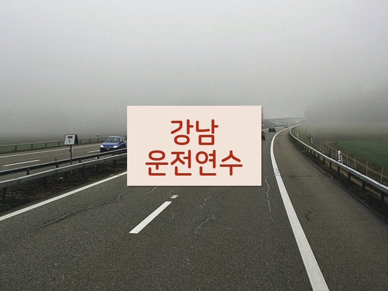 강남운전연수 후기