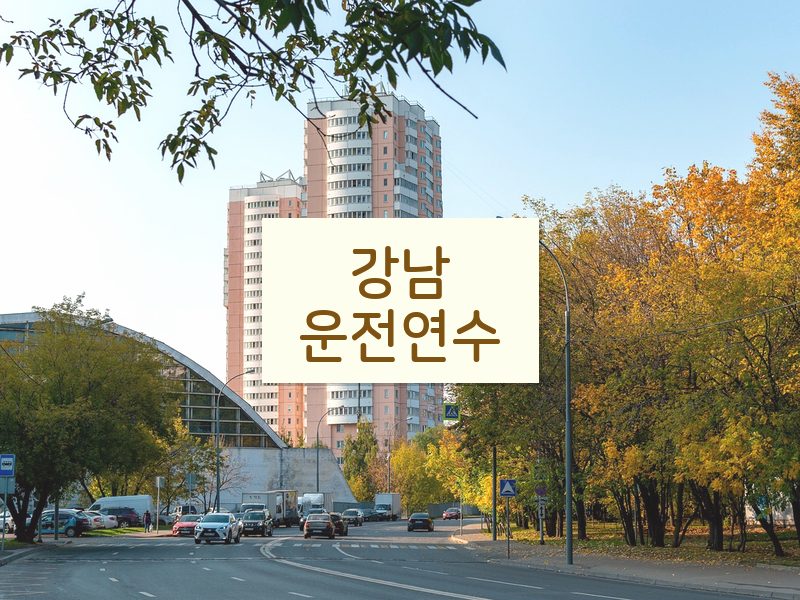 강남운전연수 후기