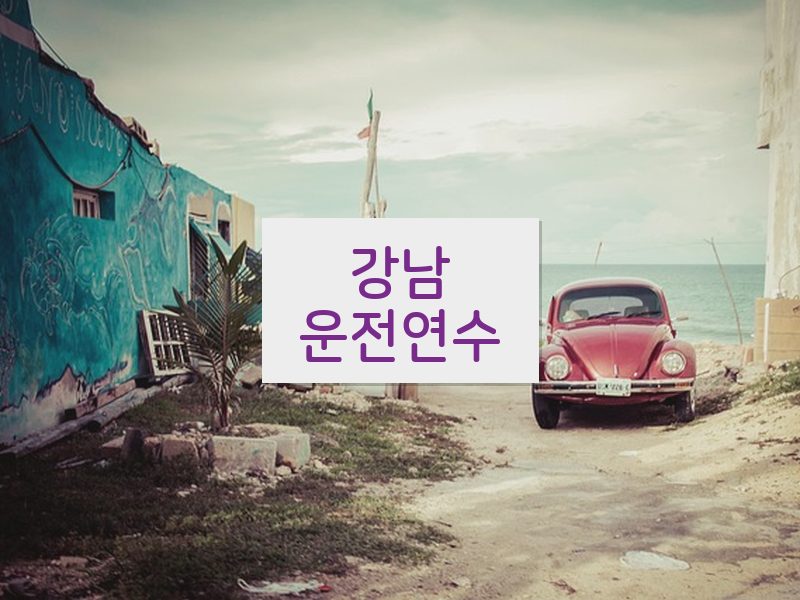 강남운전연수 후기