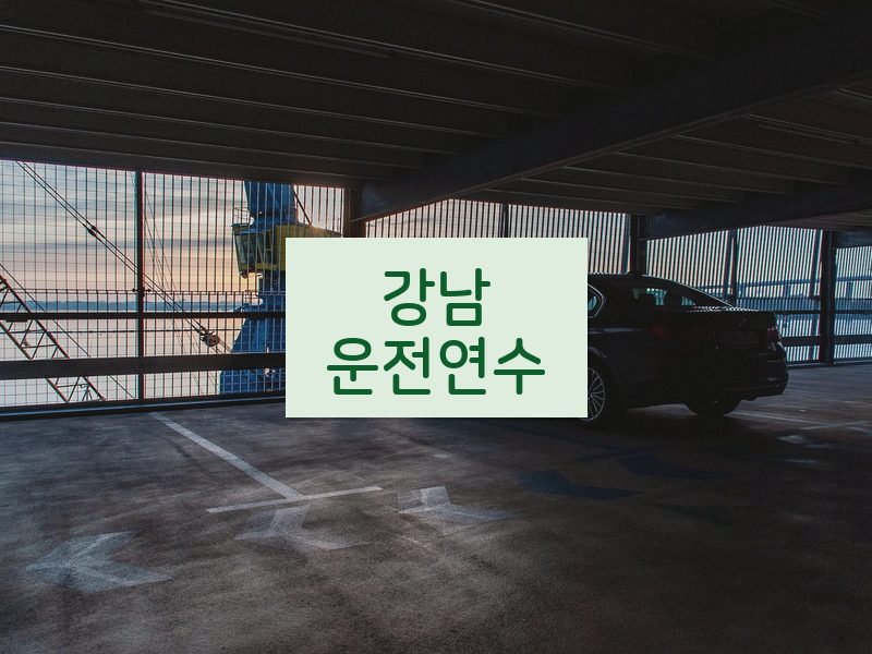 강남운전연수 후기
