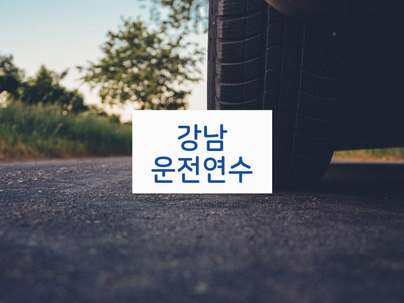 강남운전연수 후기