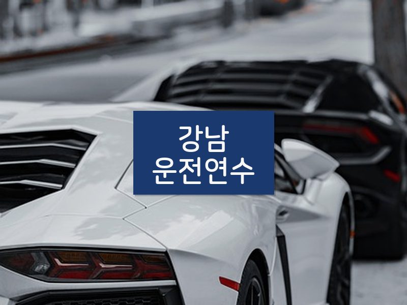 강남운전연수 후기