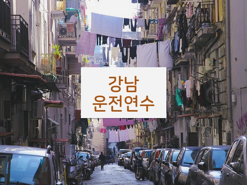 강남운전연수 후기