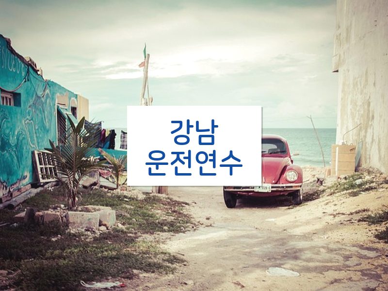 강남운전연수 후기